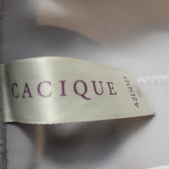 Cacique Lightly Lined Balconette Bra Grey  Animal Print 42DDD 42F - Picture 6 of 7